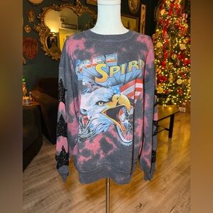 One-of-a-Kind Vintage “Furst of a Kind” Free Spirit Motorcycle Sweatshirt